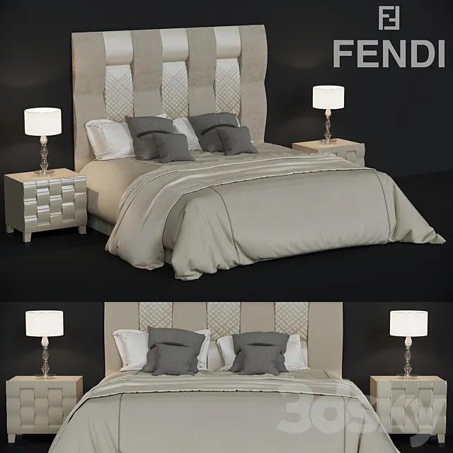 Furniture – Bed 3D Models – 0797