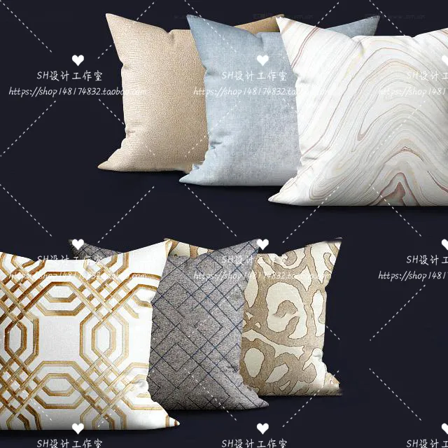 Pillows – 3Dsmax Models – 0062