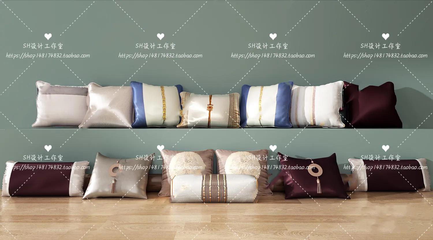 Pillows – 3Dsmax Models – 0072