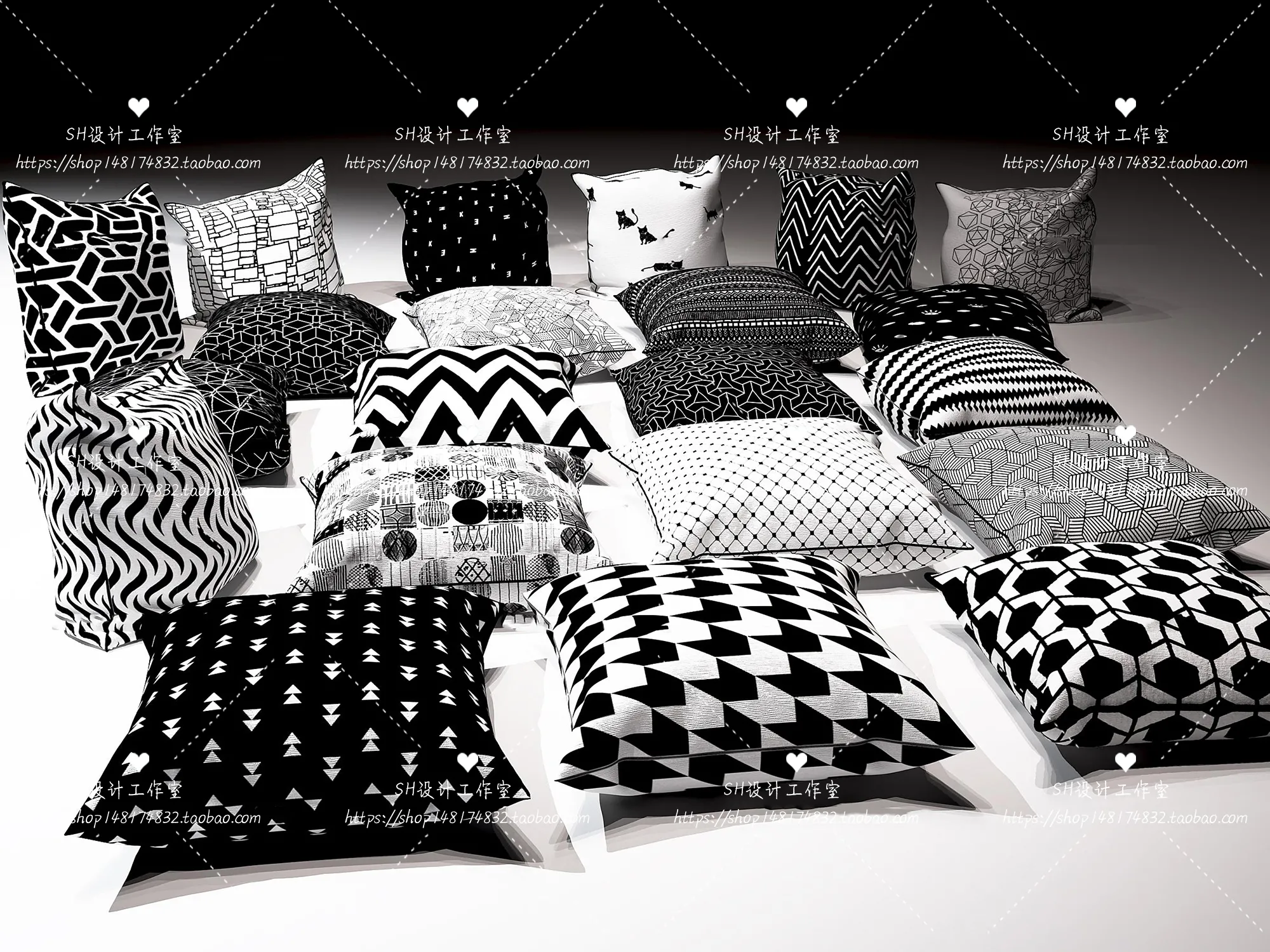 Pillows – 3Dsmax Models – 0084