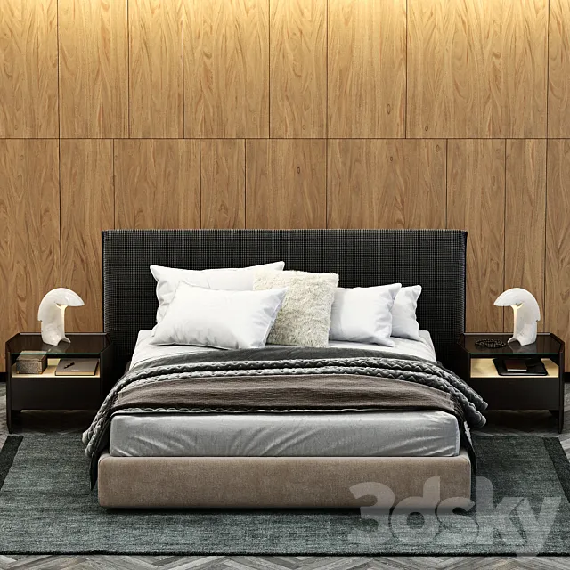 Furniture – Bed 3D Models – 0809