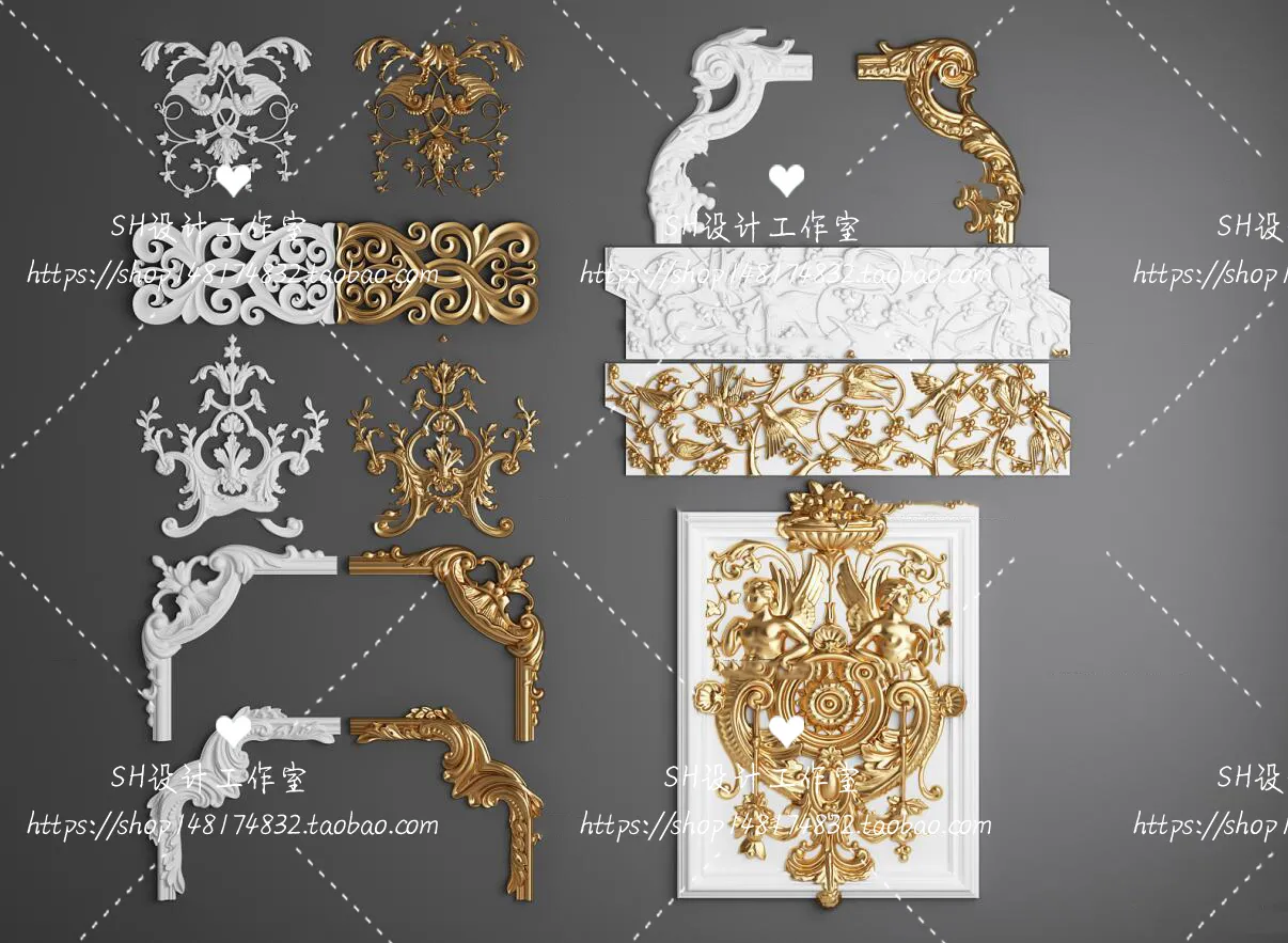 Decorative Plaster – 3D Models – 0001