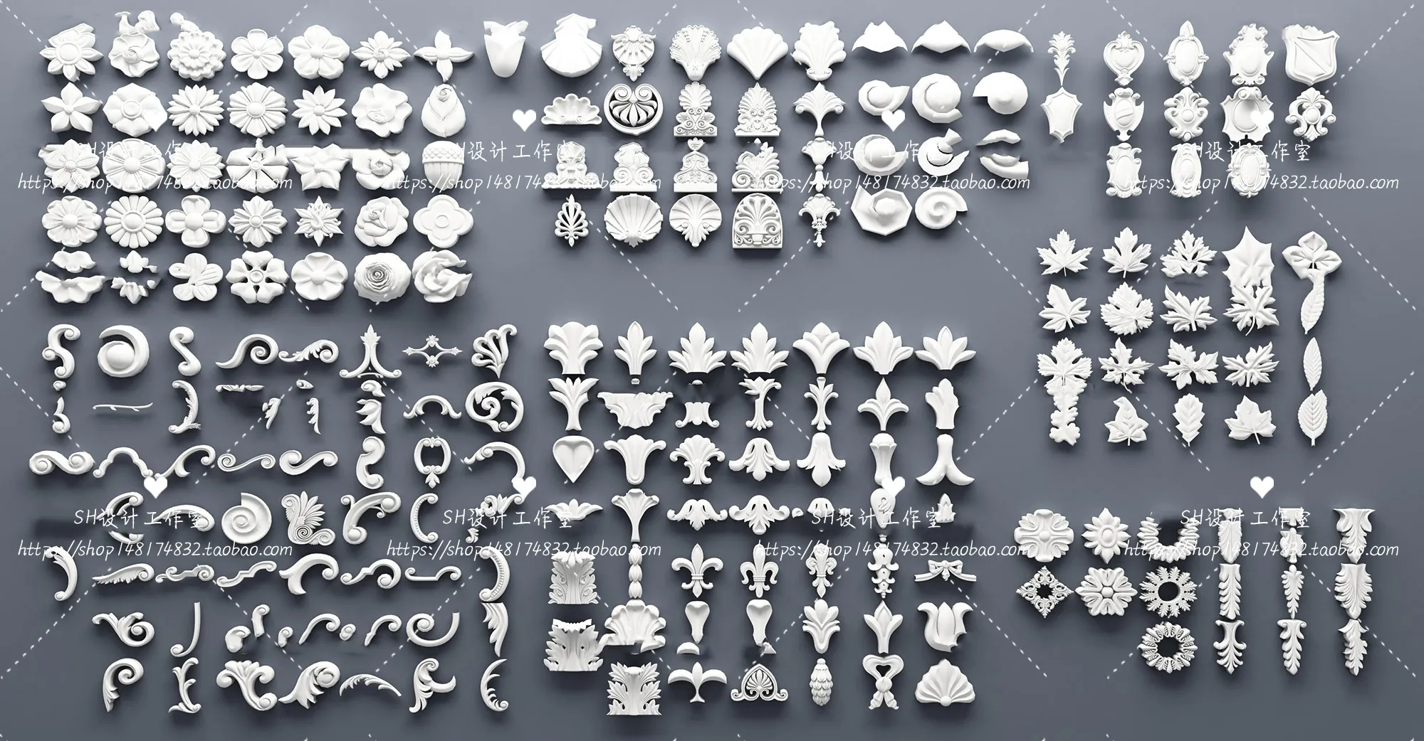 Decorative Plaster – 3D Models – 0021