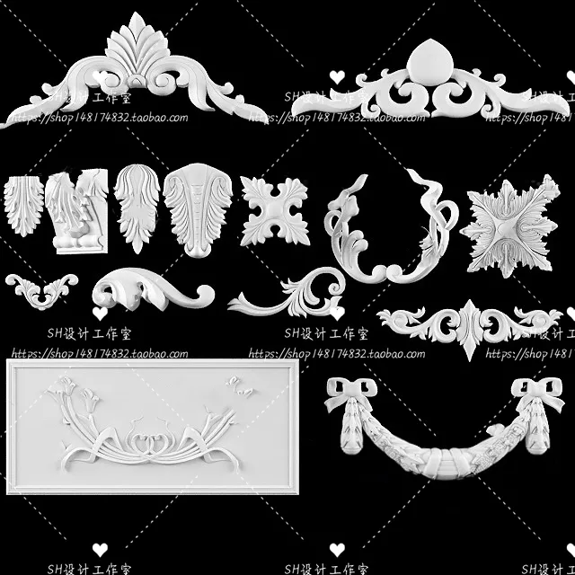 Decorative Plaster – 3D Models – 0023