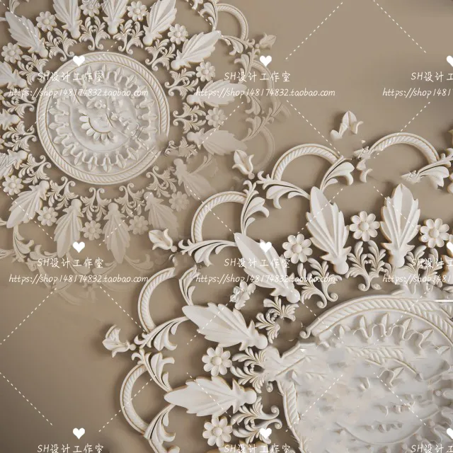 Decorative Plaster – 3D Models – 0030