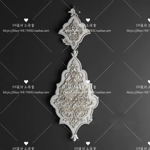 Decorative Plaster – 3D Models – 0036