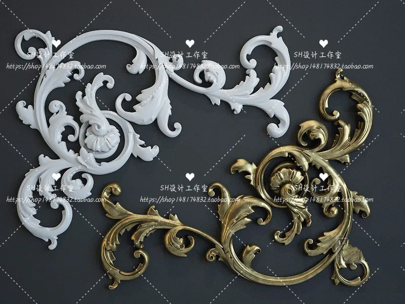Decorative Plaster – 3D Models – 0042