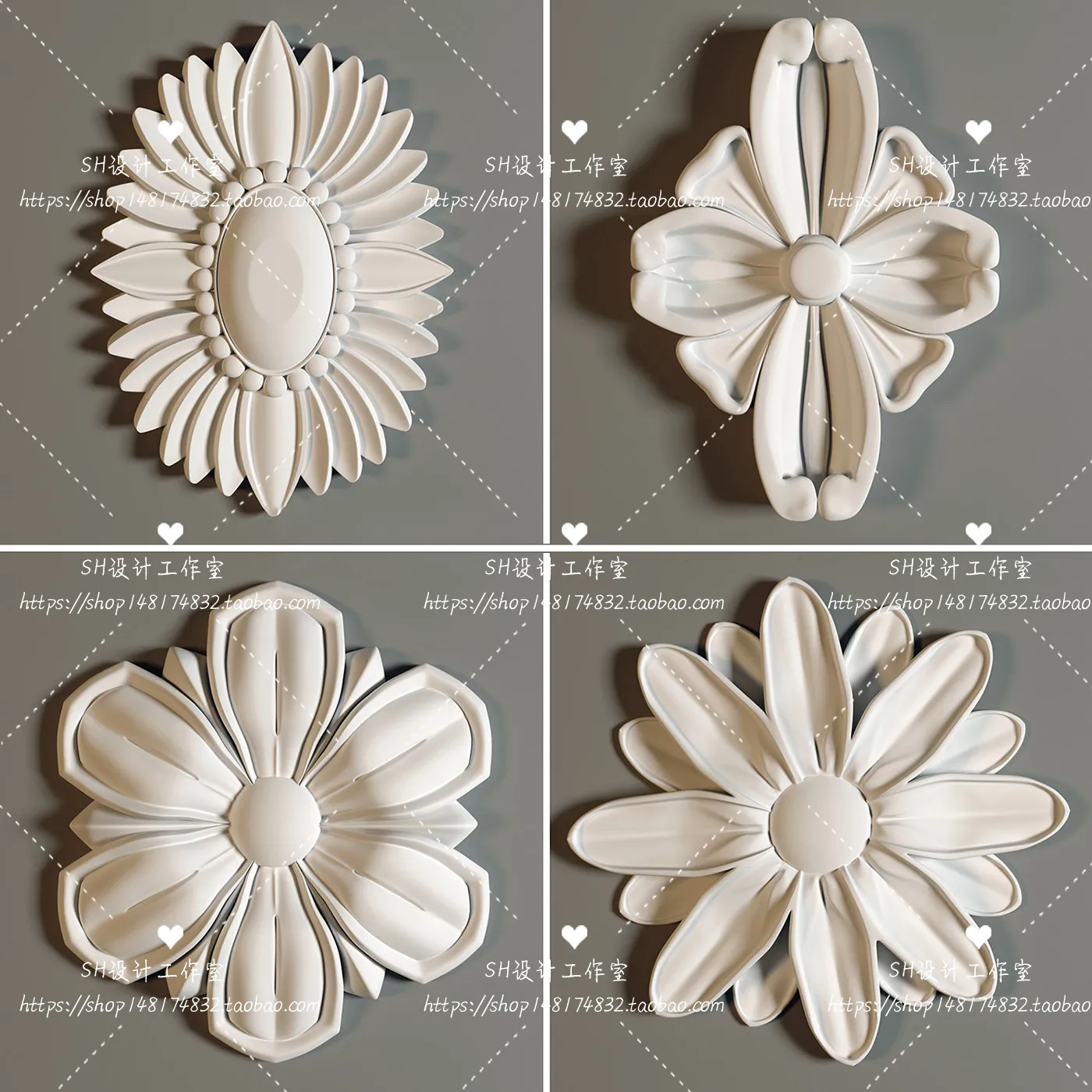 Decorative Plaster – 3D Models – 0048