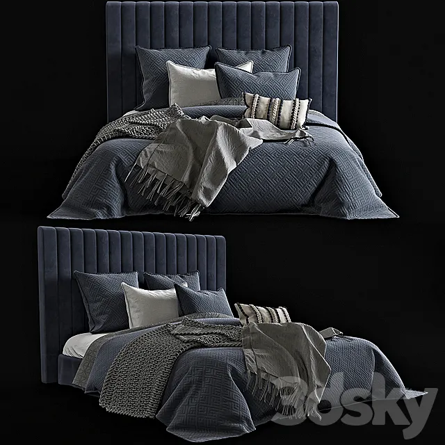 Furniture – Bed 3D Models – ADAIRS SAXON