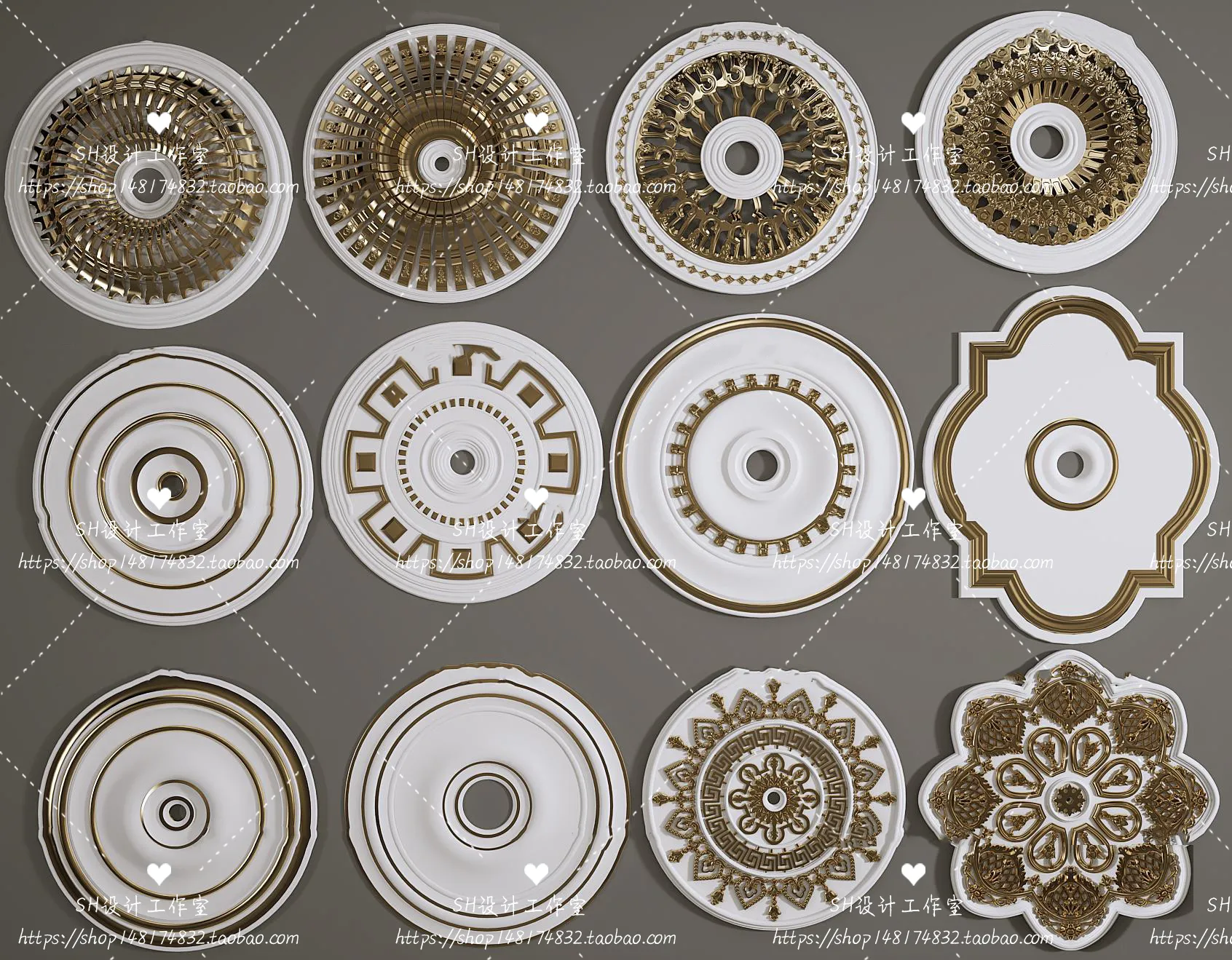 Decorative Plaster – 3D Models – 0140