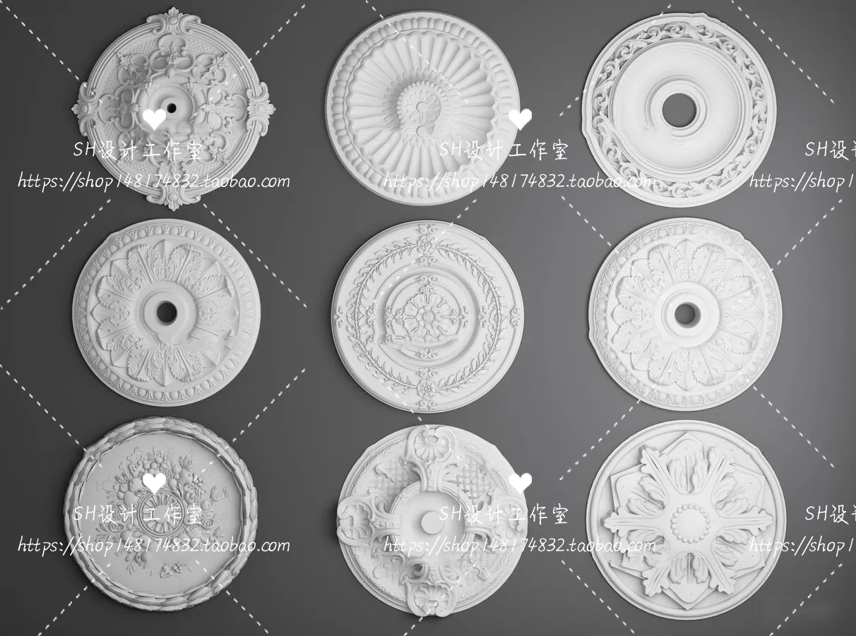 Decorative Plaster – 3D Models – 0146