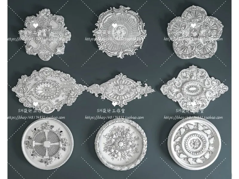 Decorative Plaster – 3D Models – 0147
