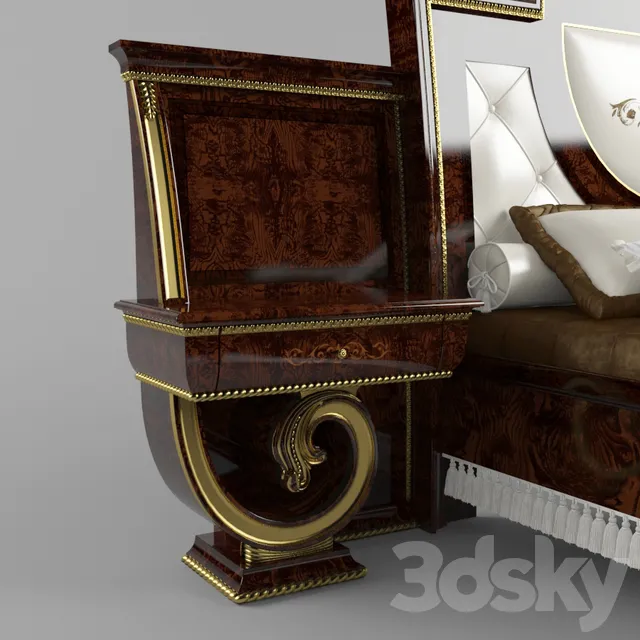 Furniture – Bed 3D Models – Arredamenti Amadeus art.1687