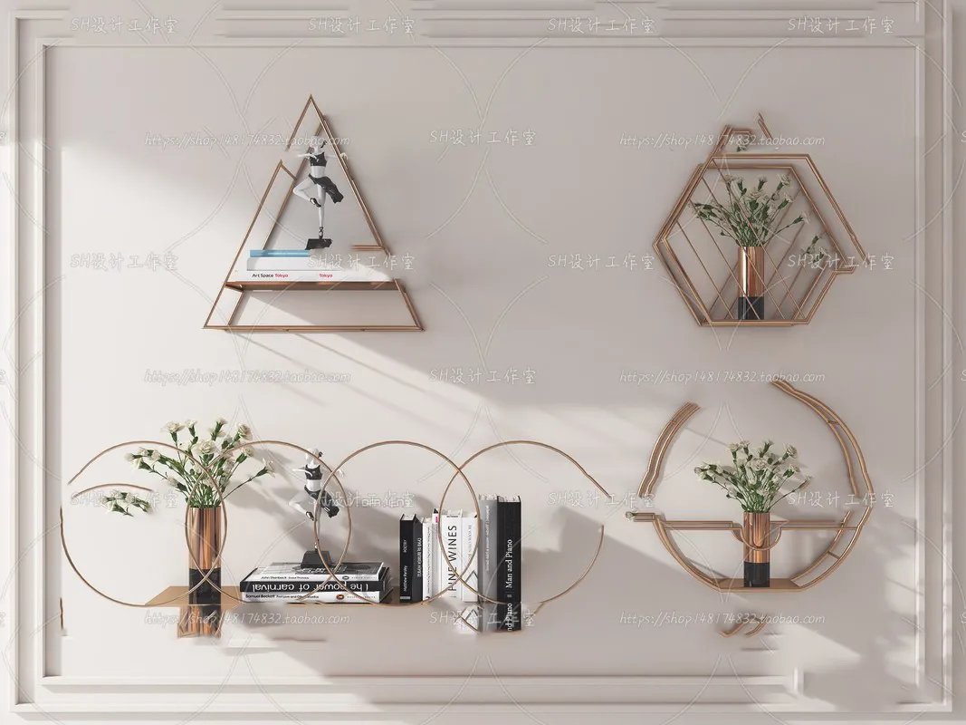 Wall Cabinets – 3D Models – 0019
