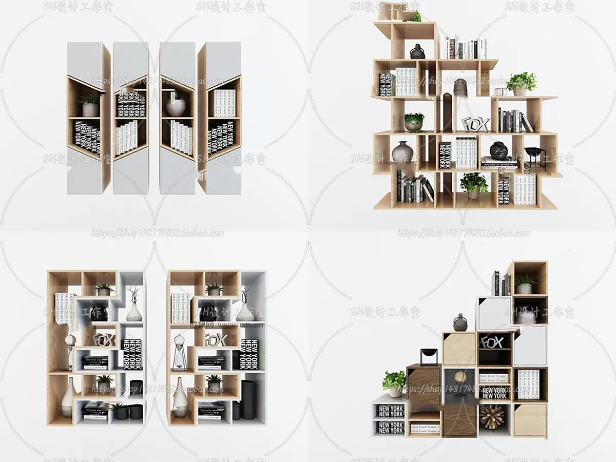 Wall Cabinets – 3D Models – 0024