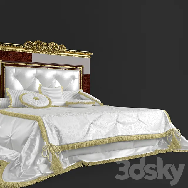 Furniture – Bed 3D Models – Arredamenti Grand Royal art.471