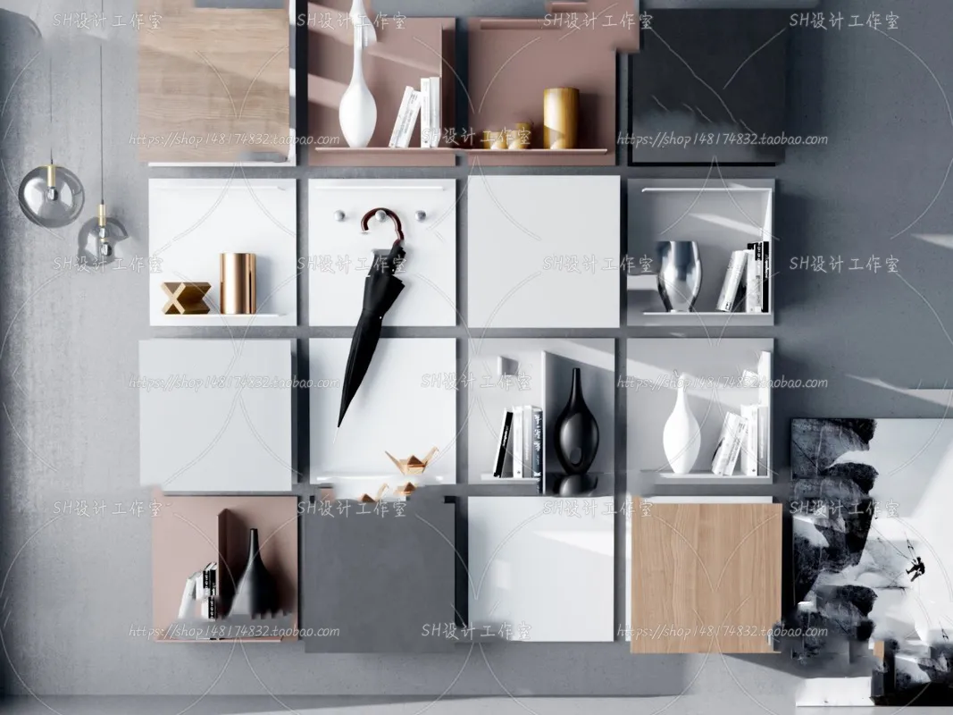 Wall Cabinets – 3D Models – 0027