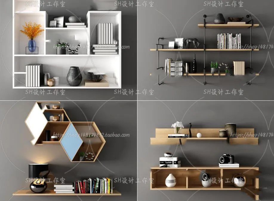 Wall Cabinets – 3D Models – 0028