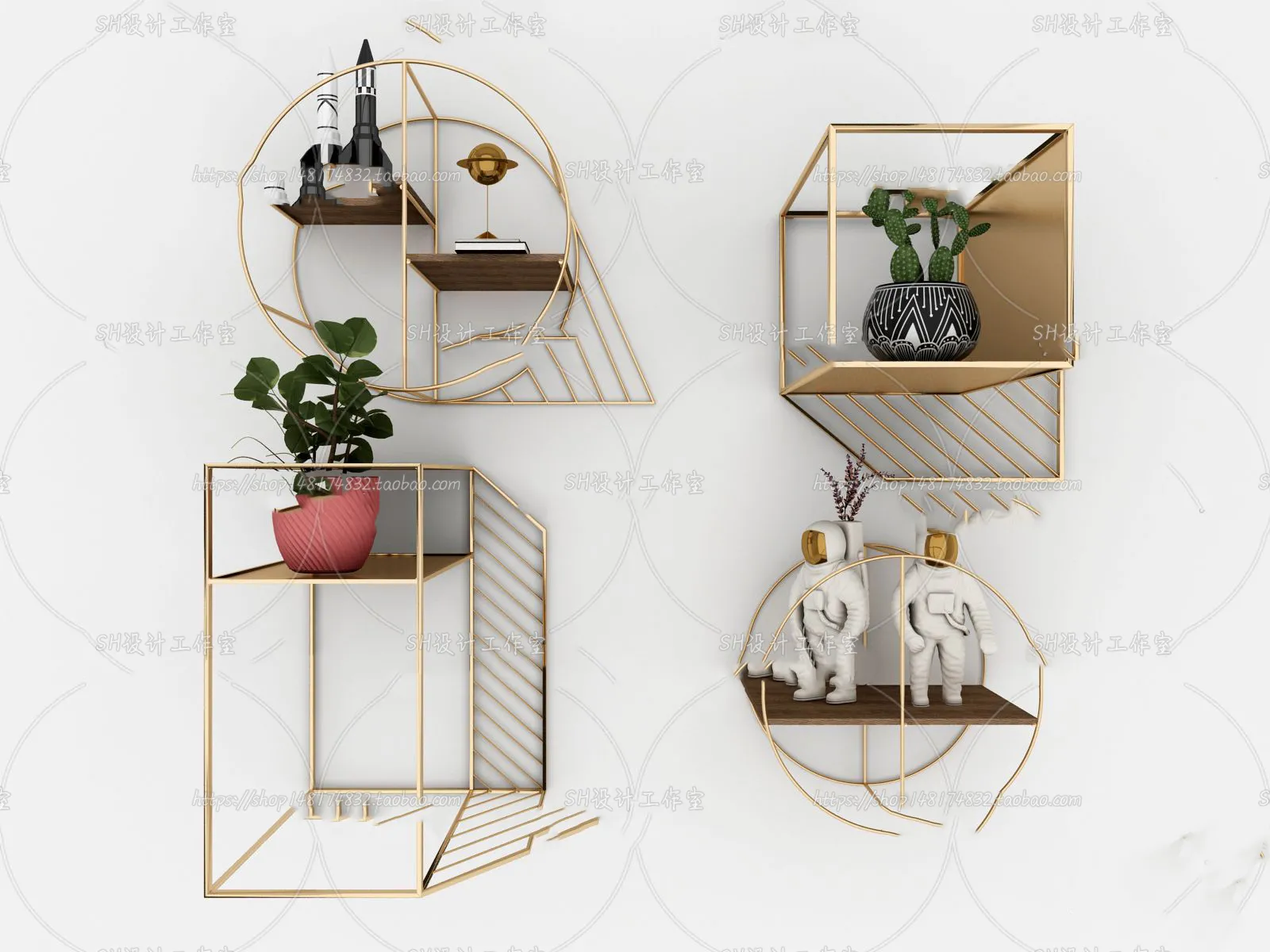Wall Cabinets – 3D Models – 0030
