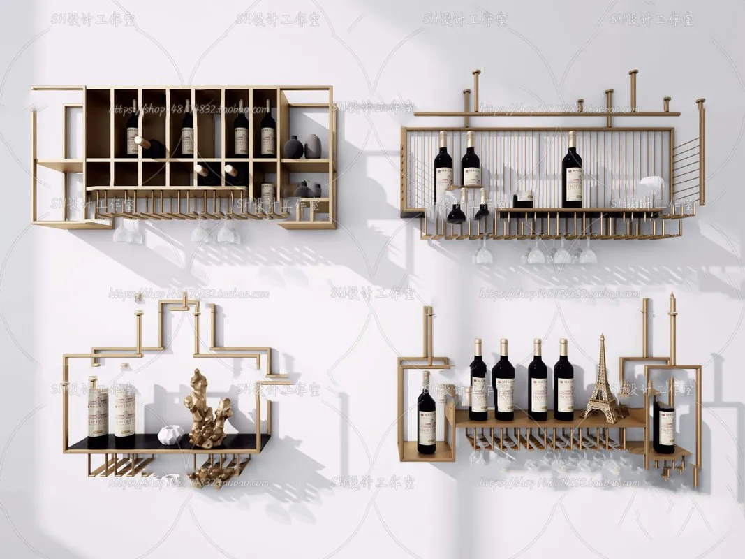 Wall Cabinets – 3D Models – 0040