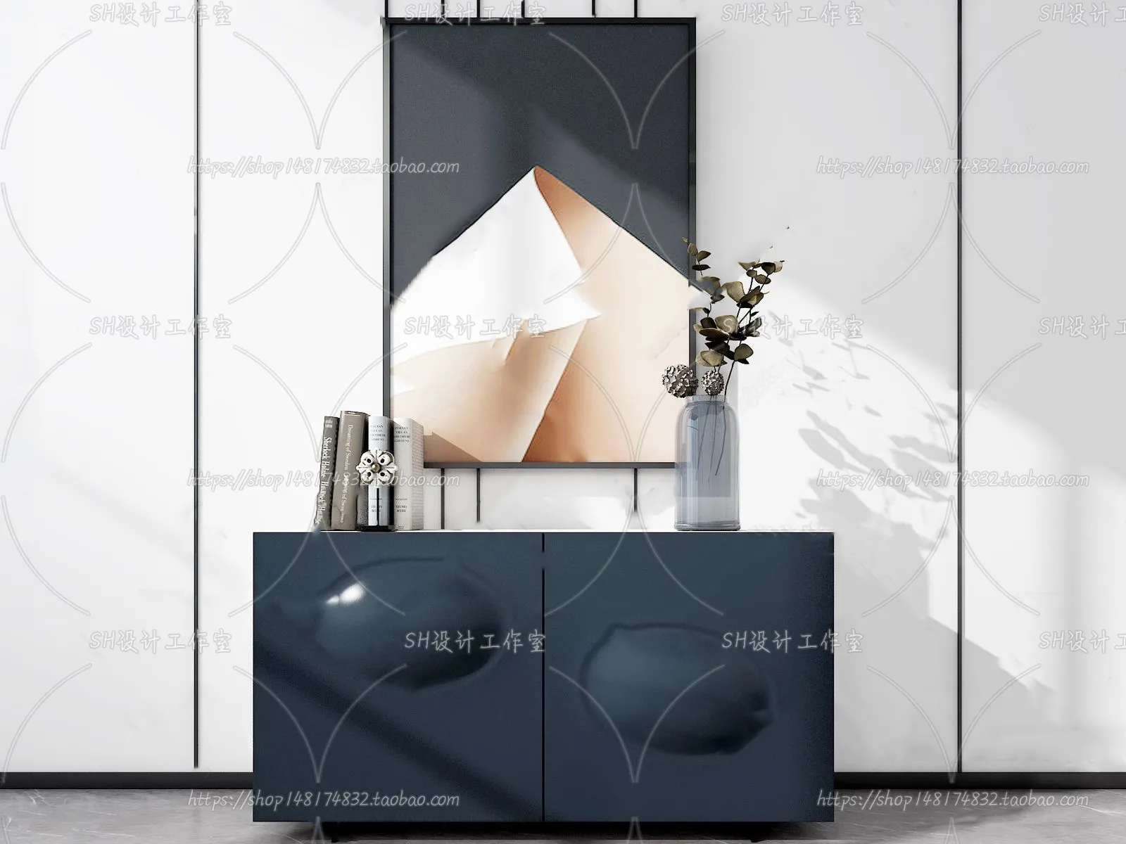 Side Cabinets – 3D Models – 0052