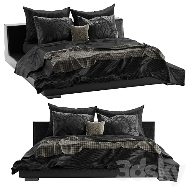 Furniture – Bed 3D Models – Bed 01
