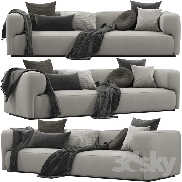 Sofa Now & Future Katty 3DS Max - thumbnail 3
