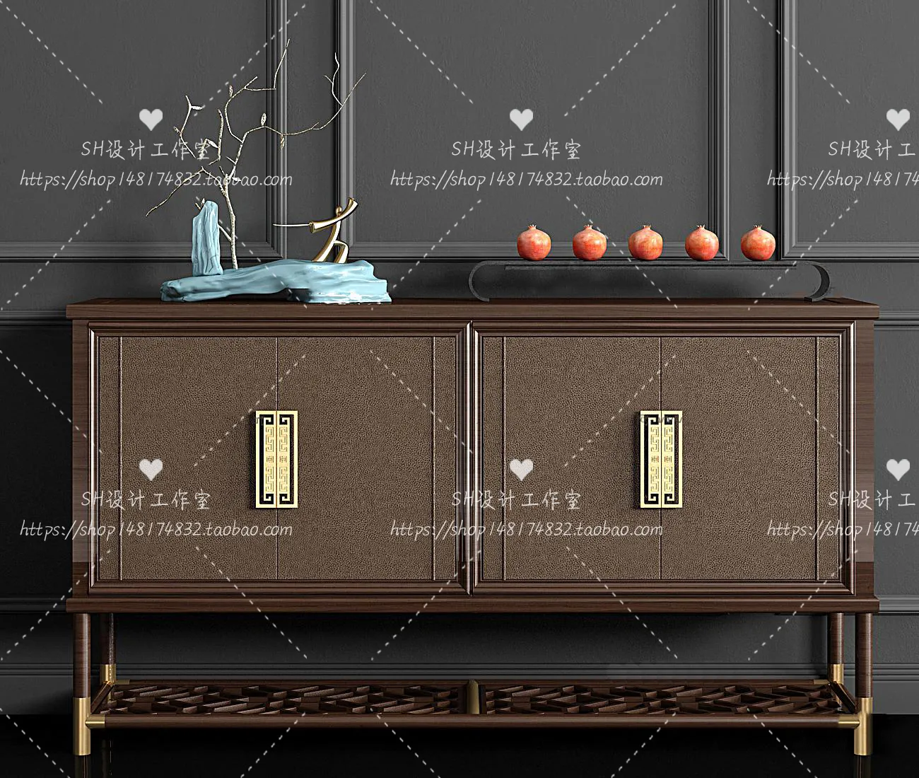 Side Cabinets – 3D Models – 0157