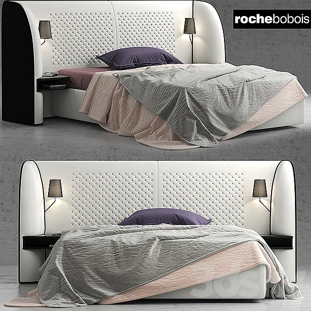 Furniture – Bed 3D Models – Bed cherche midi bed roche bobois