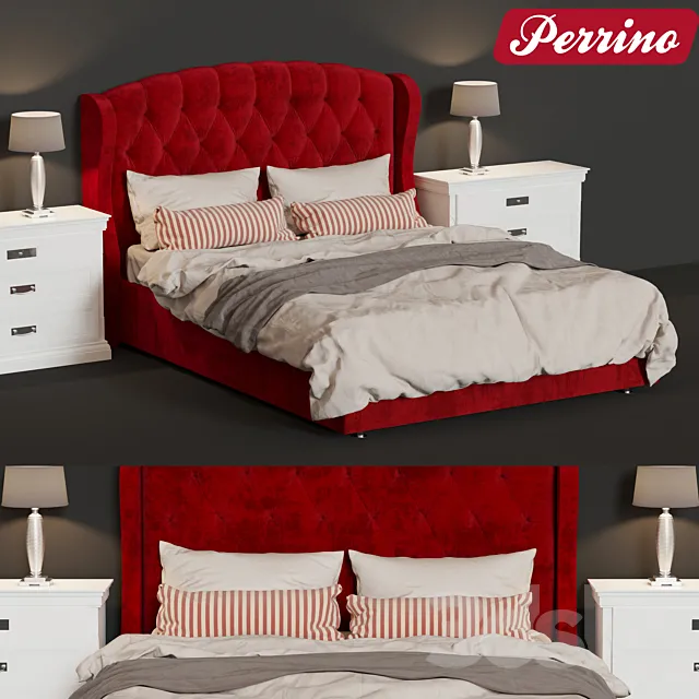 Furniture – Bed 3D Models – Bed Genoa