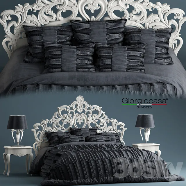 Furniture – Bed 3D Models – Bed giorgio casa MEMORIE VENEZIANE
