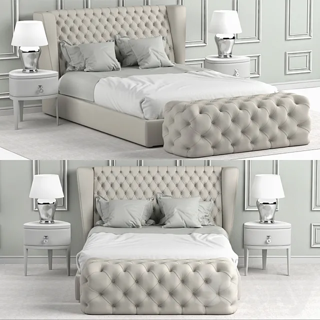 Furniture – Bed 3D Models – Bed Heritage Collection Four Seasons