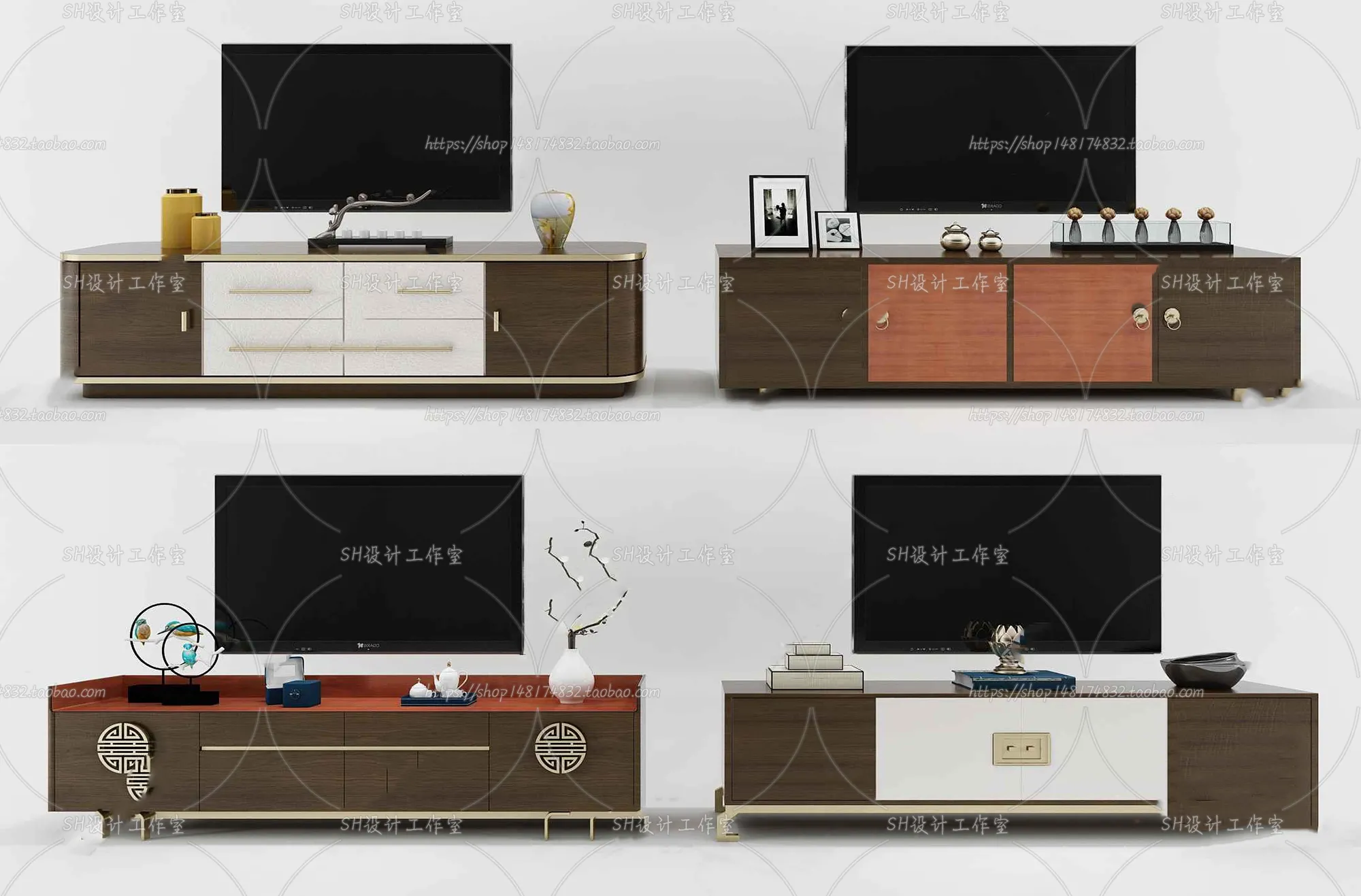 TV Cabinets – 3D Models – 0102