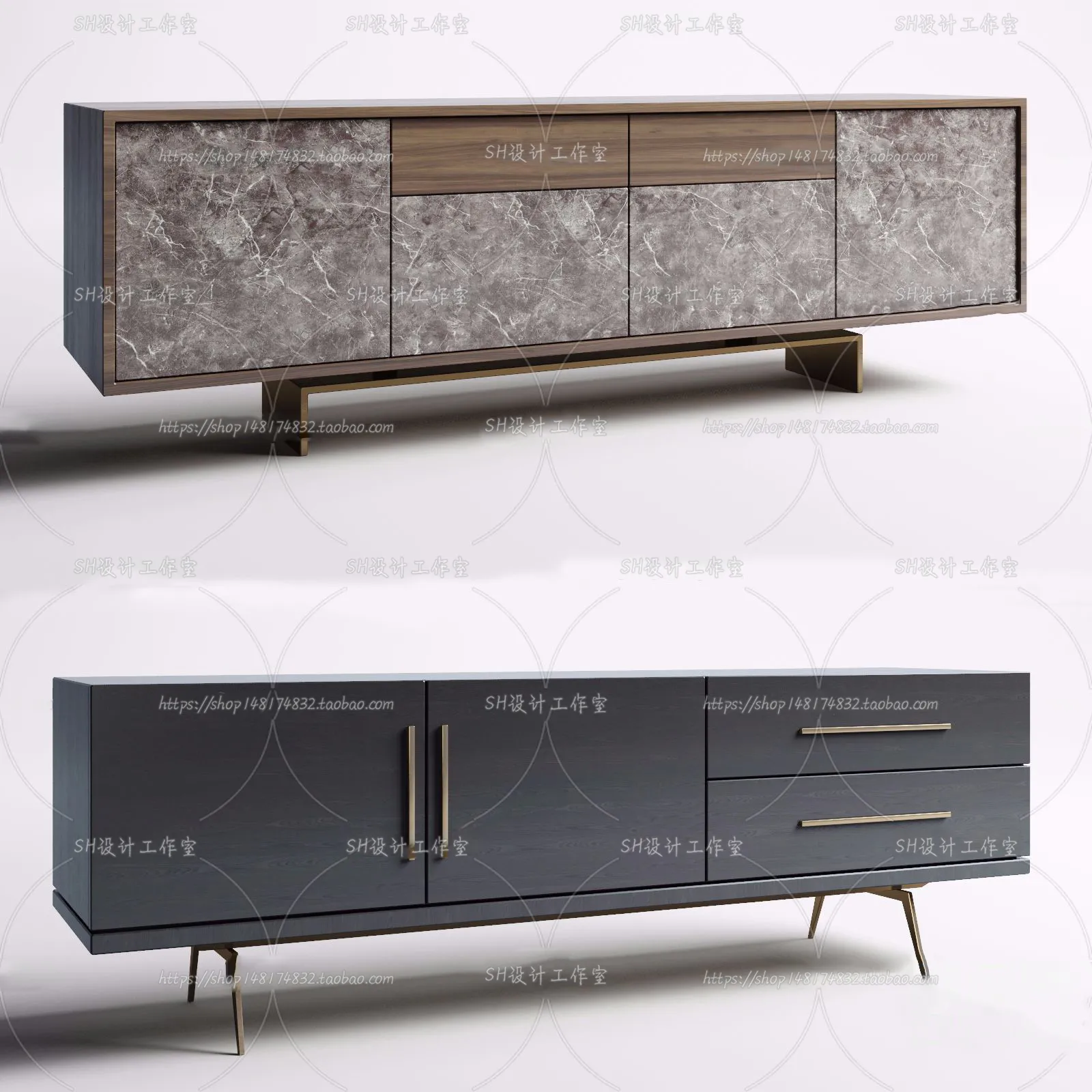 TV Cabinets – 3D Models – 0107