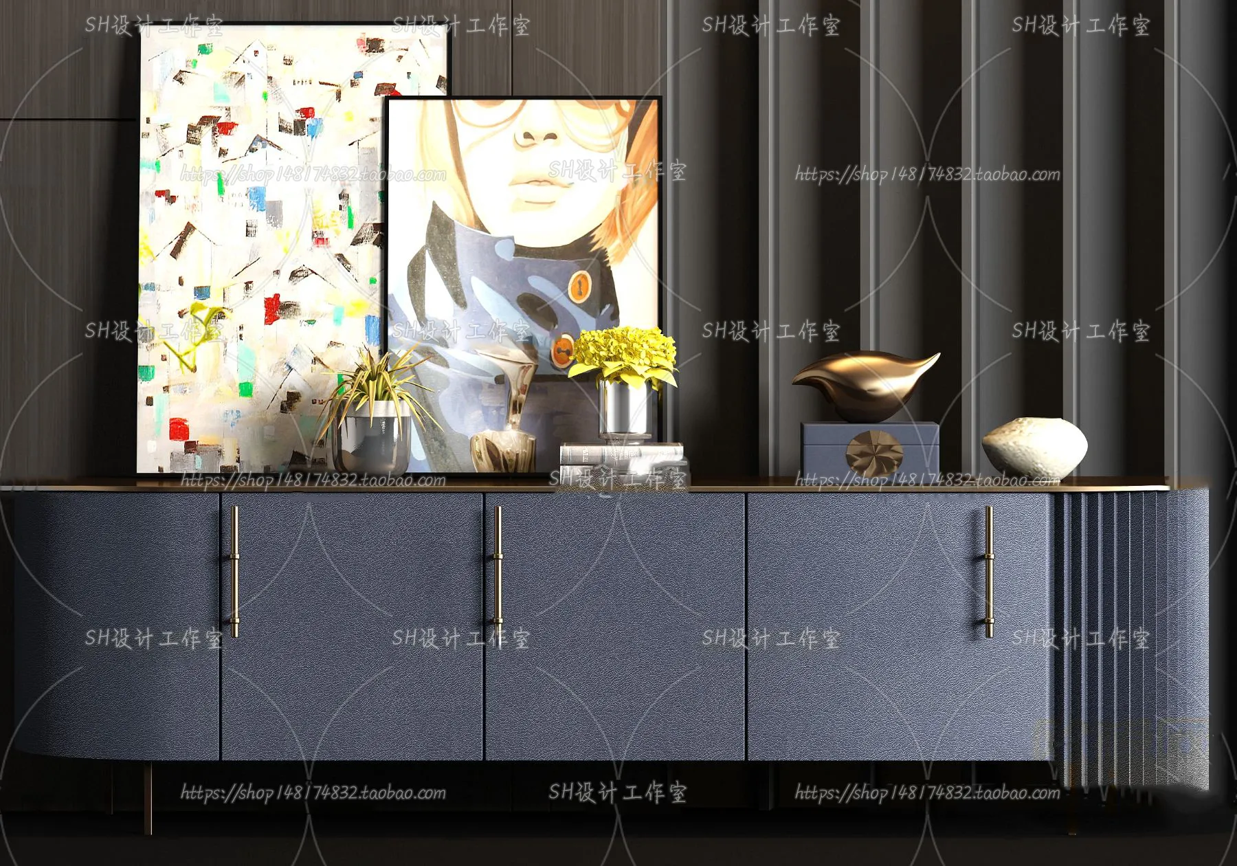 TV Cabinets – 3D Models – 0113