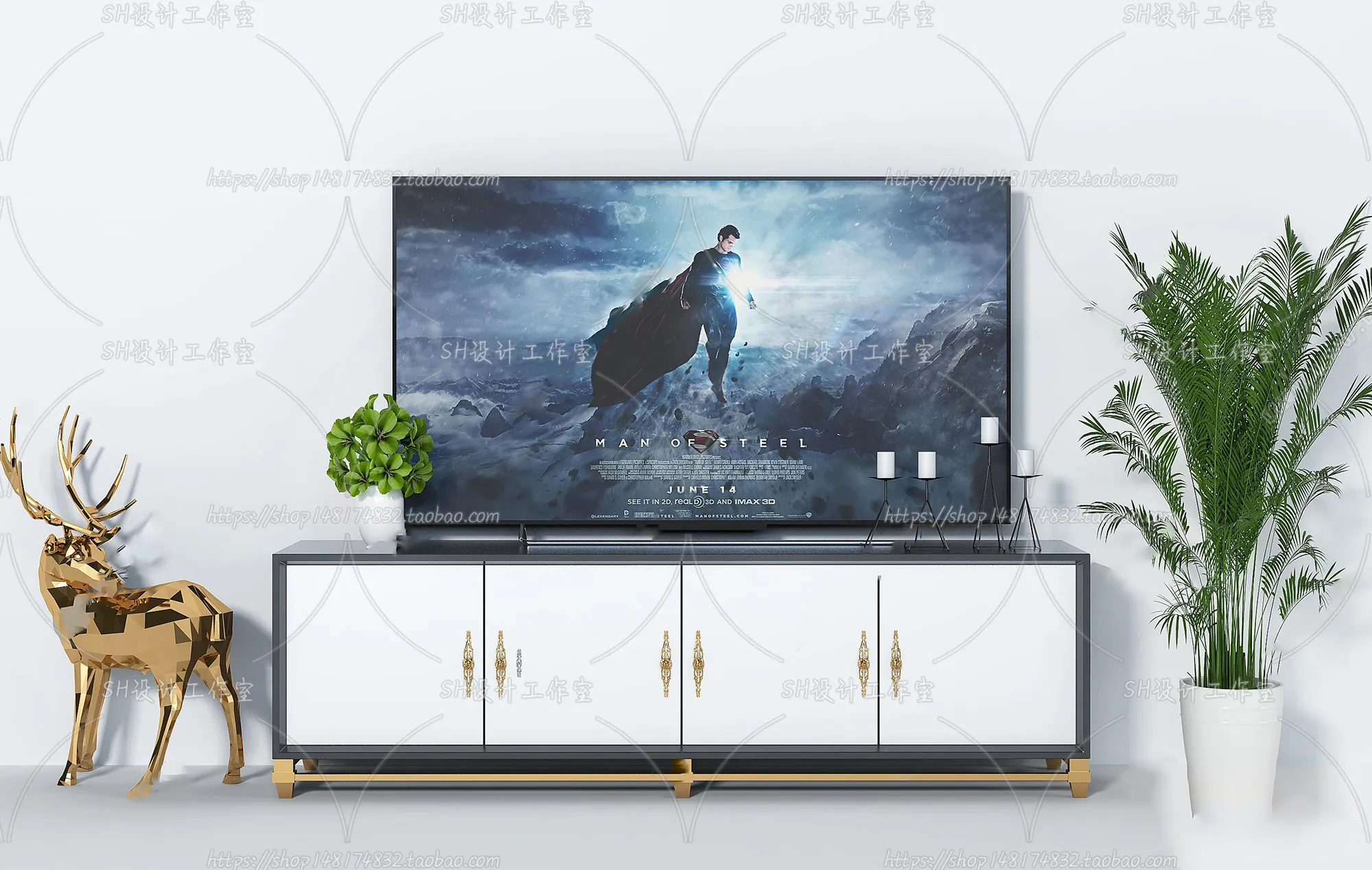 TV Cabinets – 3D Models – 0115