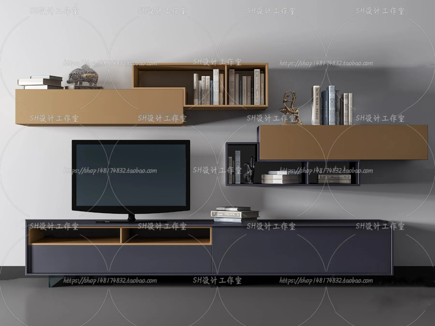 TV Cabinets – 3D Models – 0122