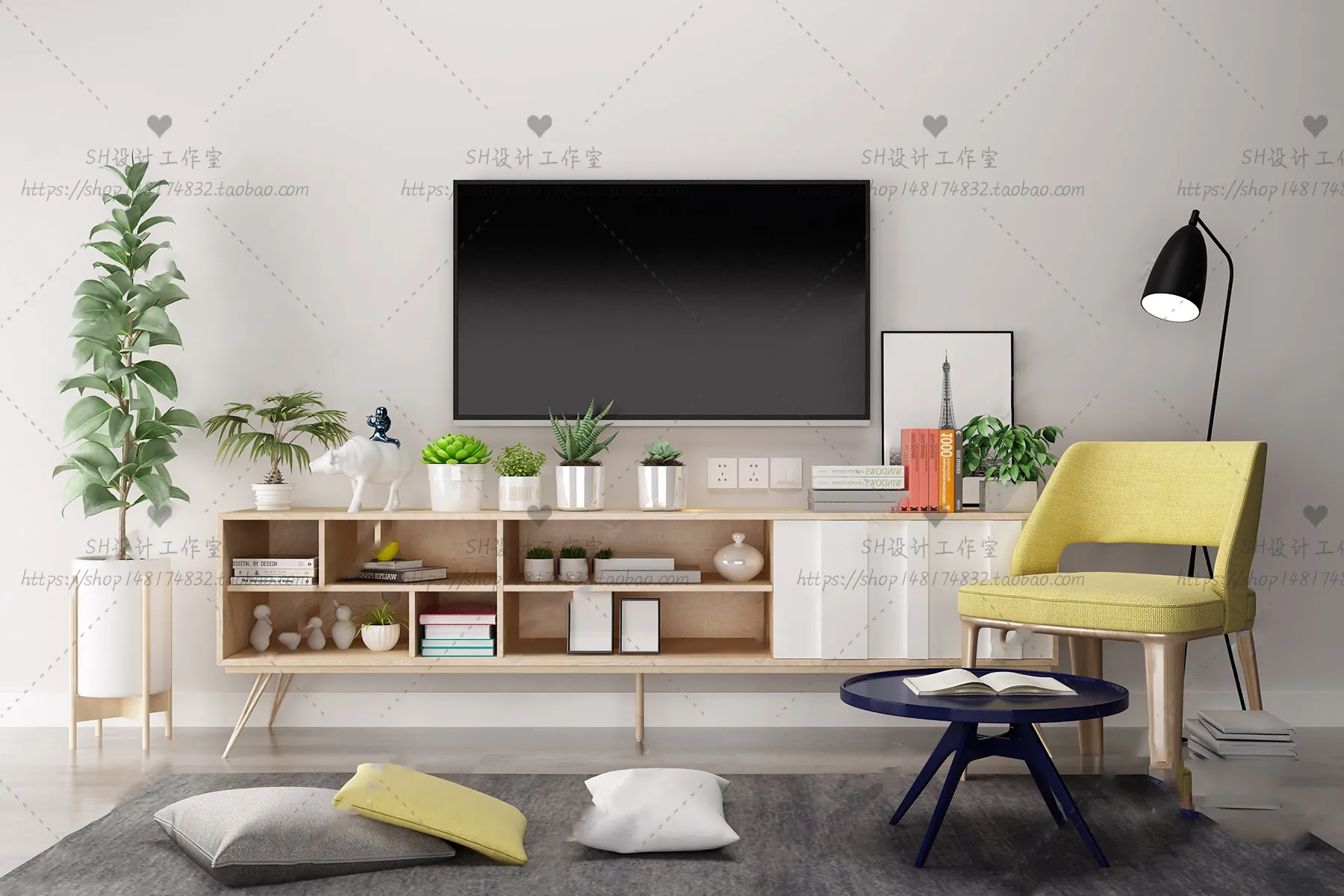 TV Cabinets – 3D Models – 0134