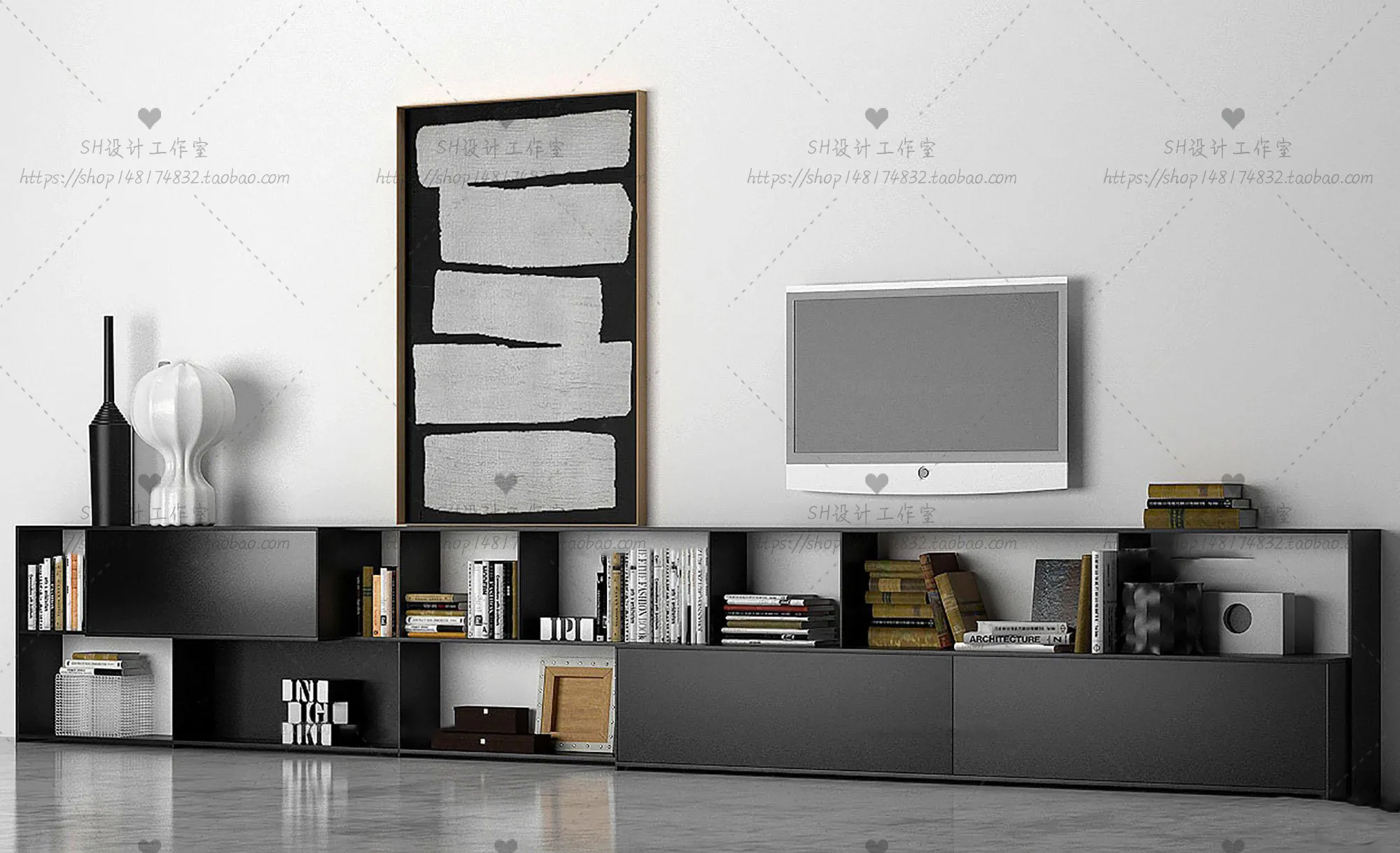 TV Cabinets – 3D Models – 0166