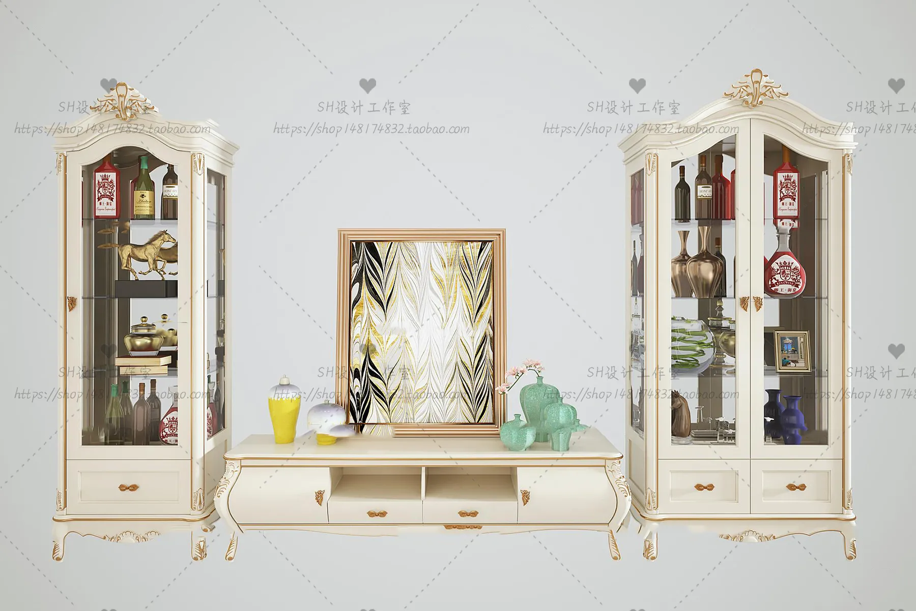 TV Cabinets – 3D Models – 0169