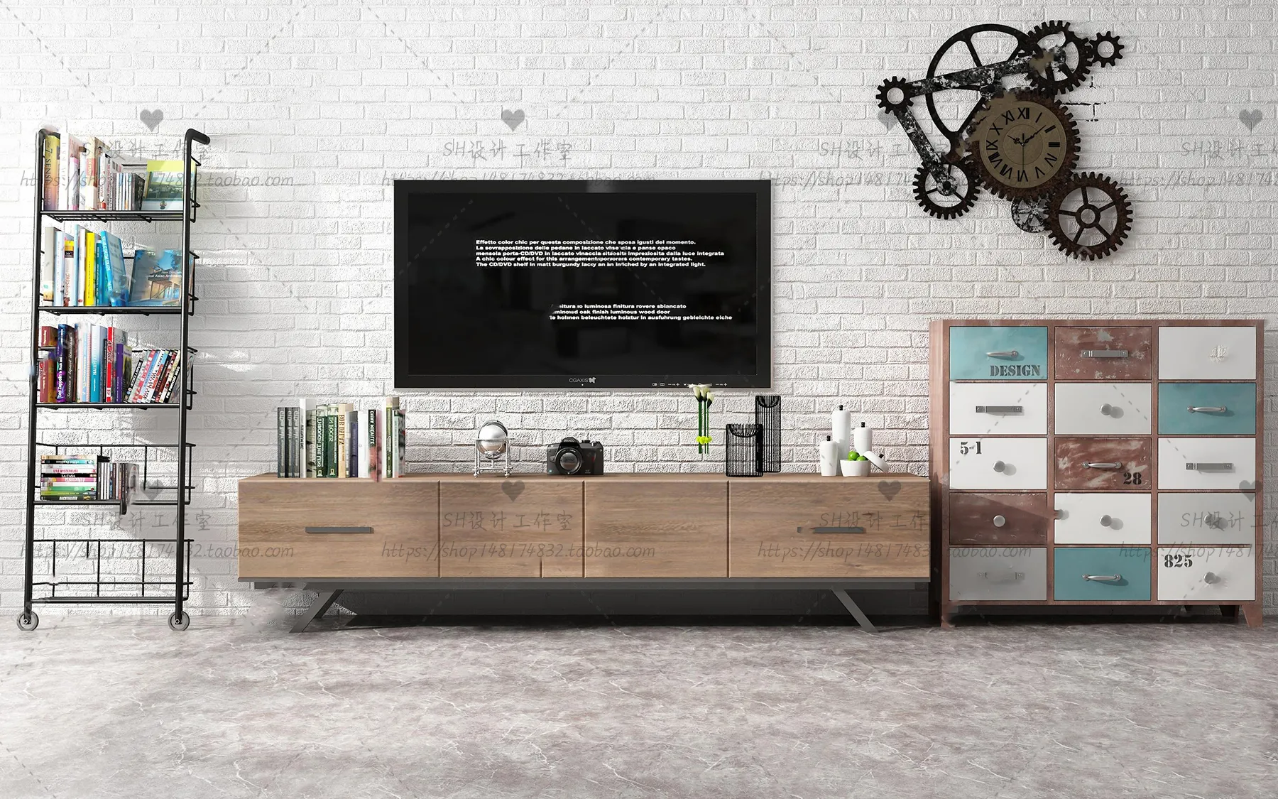 TV Cabinets – 3D Models – 0184