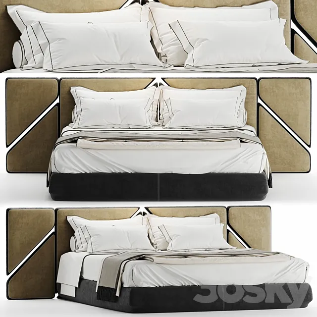 Furniture – Bed 3D Models – bed of my design vol3