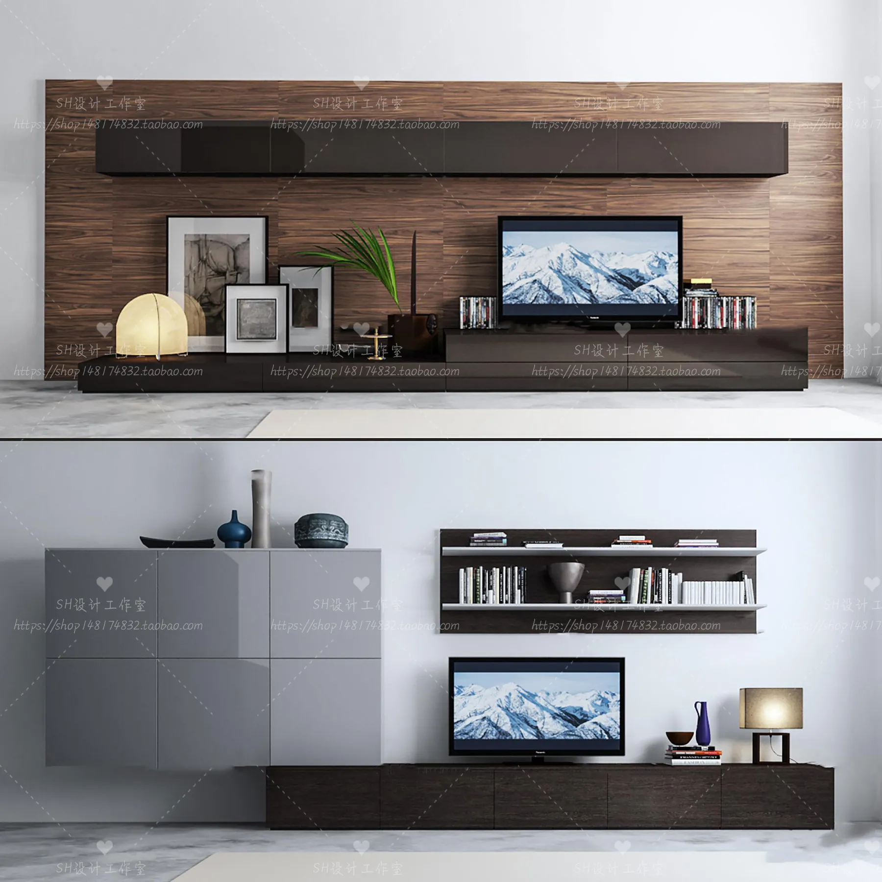 TV Cabinets – 3D Models – 0189