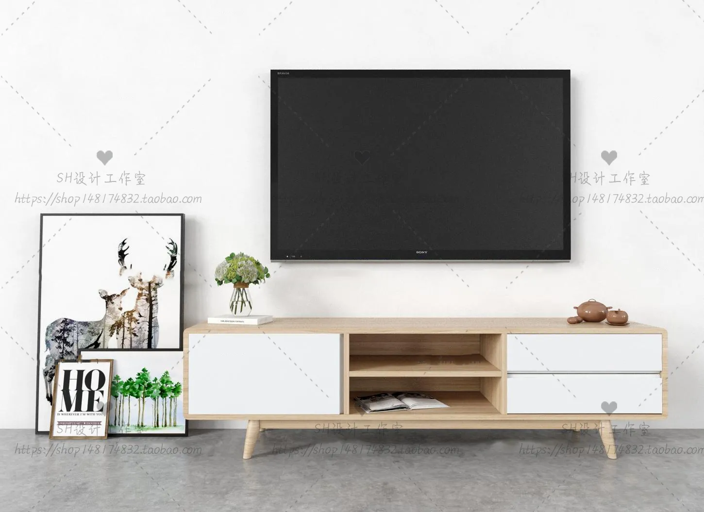 TV Cabinets – 3D Models – 0201