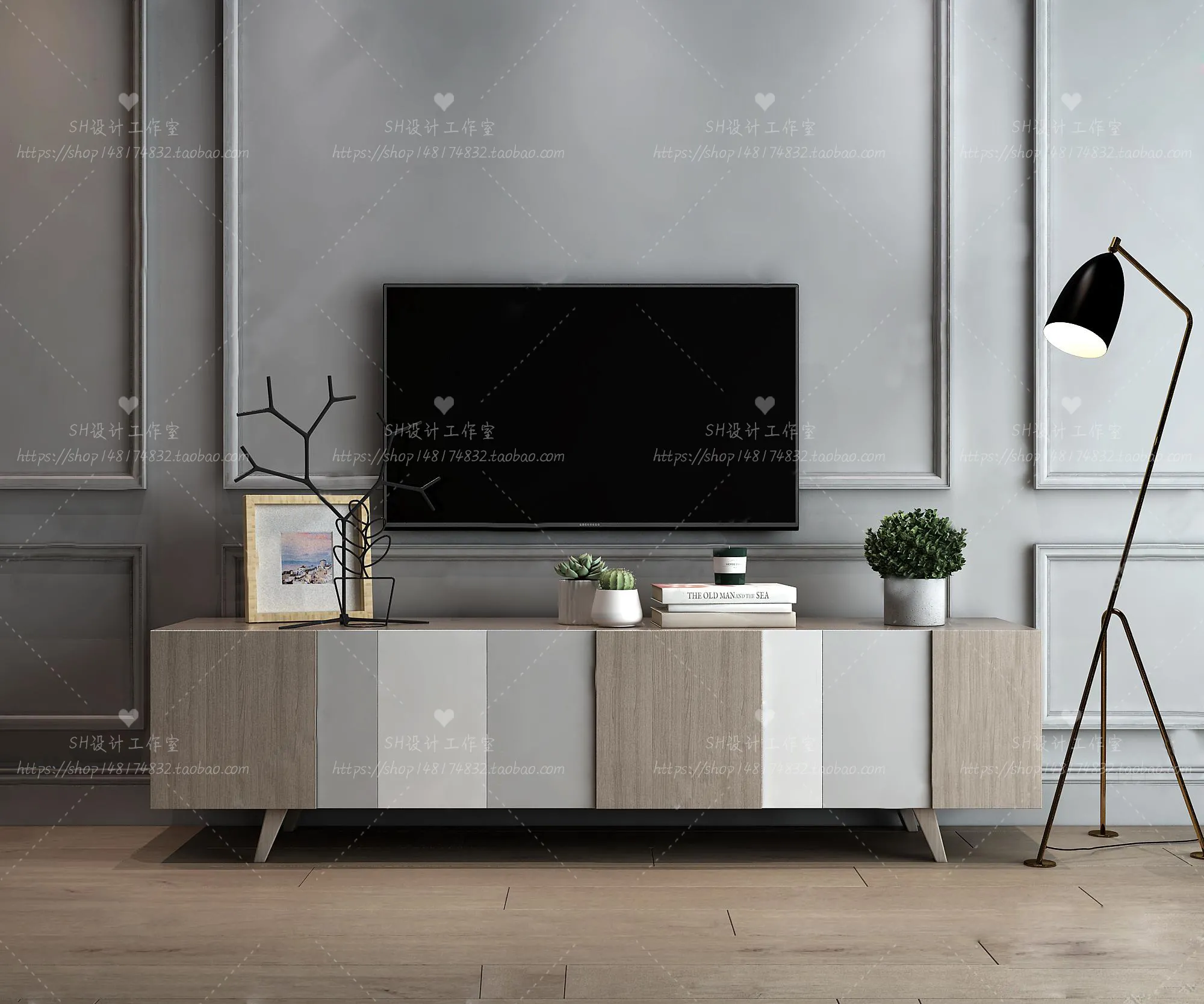 TV Cabinets – 3D Models – 0208