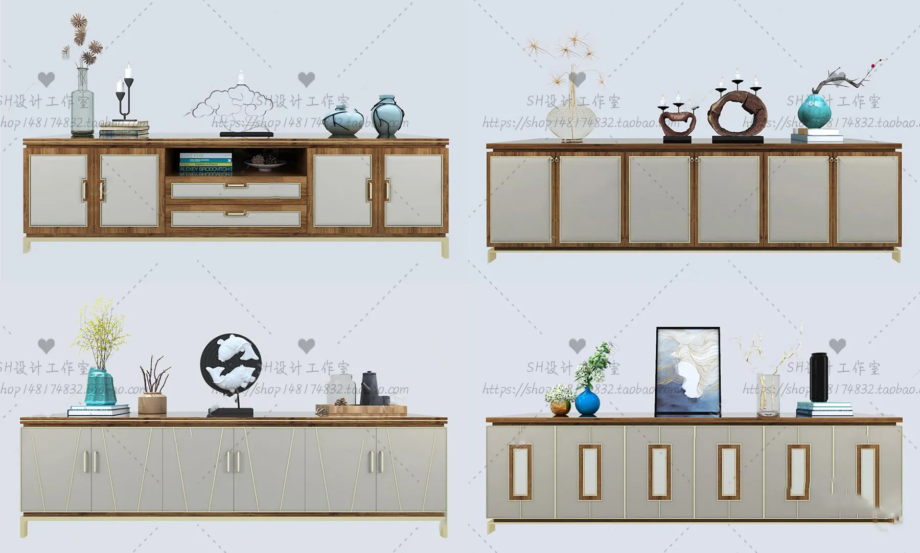 TV Cabinets – 3D Models – 0225