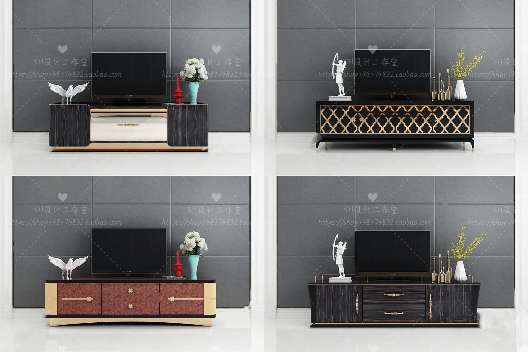 TV Cabinets – 3D Models – 0241