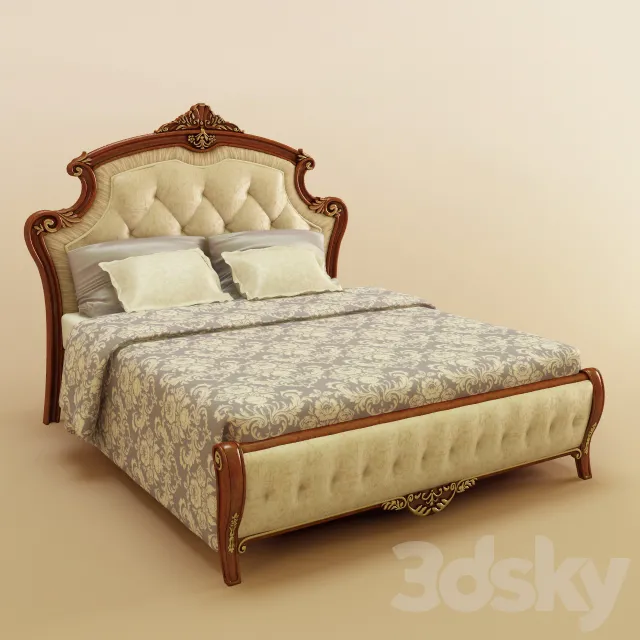Furniture – Bed 3D Models – Bed Reggenza