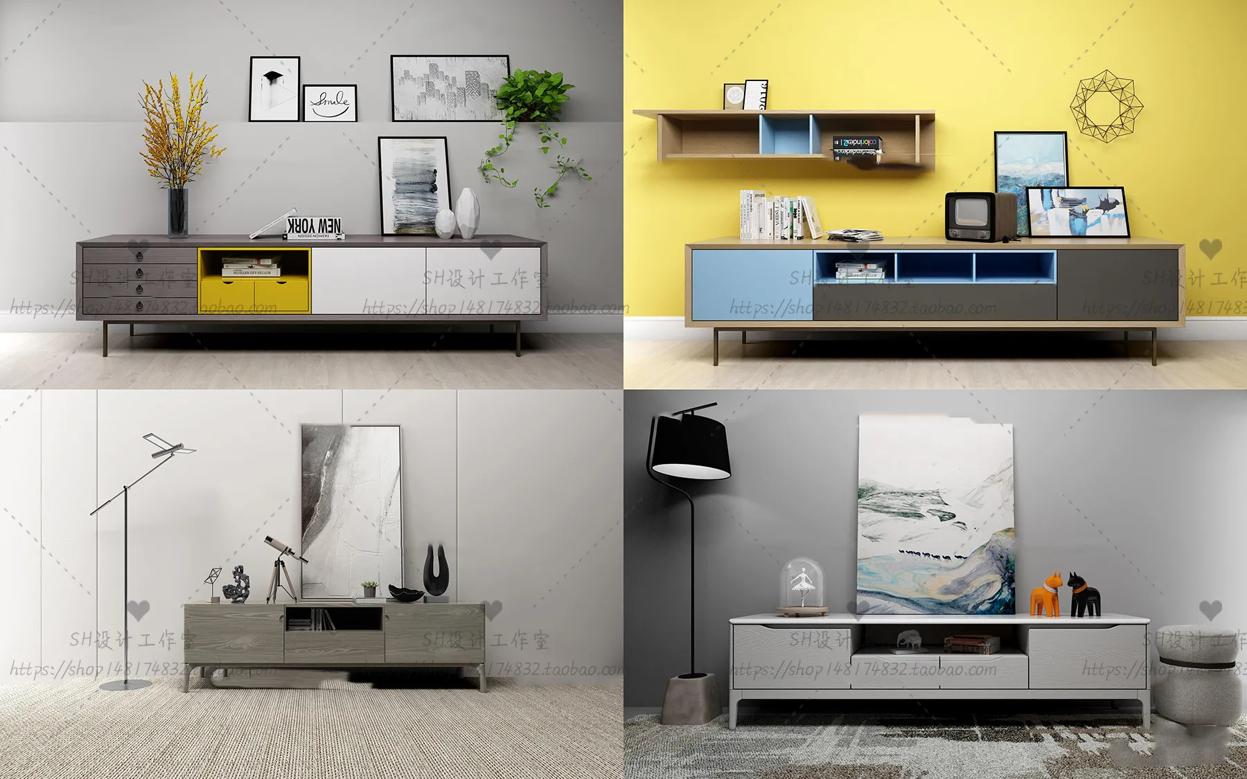 TV Cabinets – 3D Models – 0269