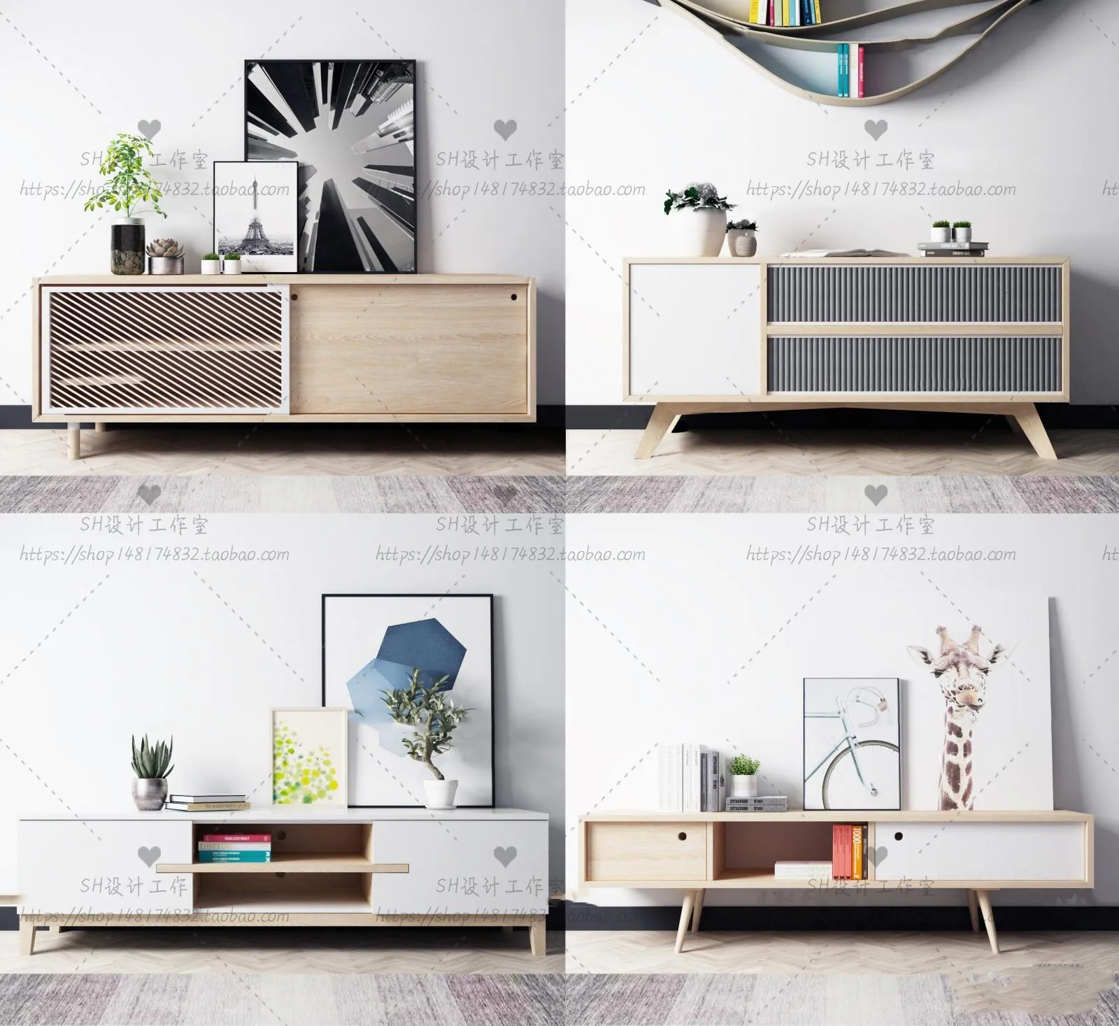 TV Cabinets – 3D Models – 0274